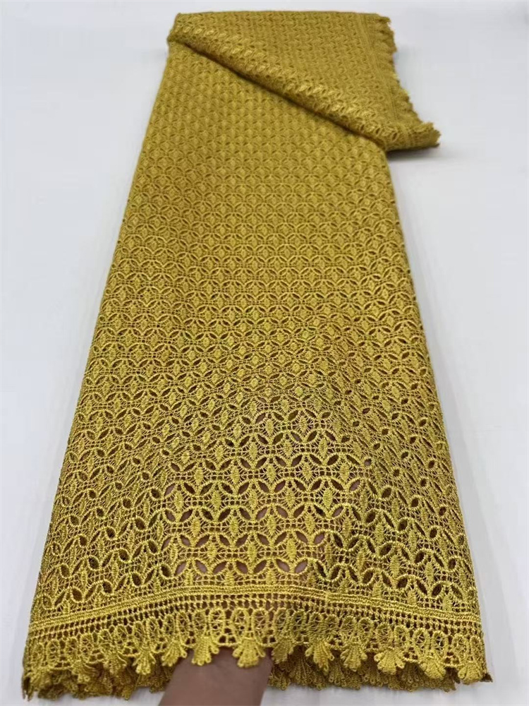 Embroidery Gold - 2025 Latest Gold Glossy Cord Lace