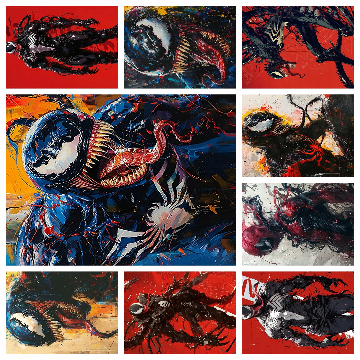 Anime Marvel venom spider-man  - огляд і ціна Embroidery Kit Set