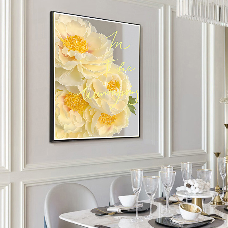 Yellow Peony Cross Stitch Kit  - огляд і ціна Embroidery Yellow