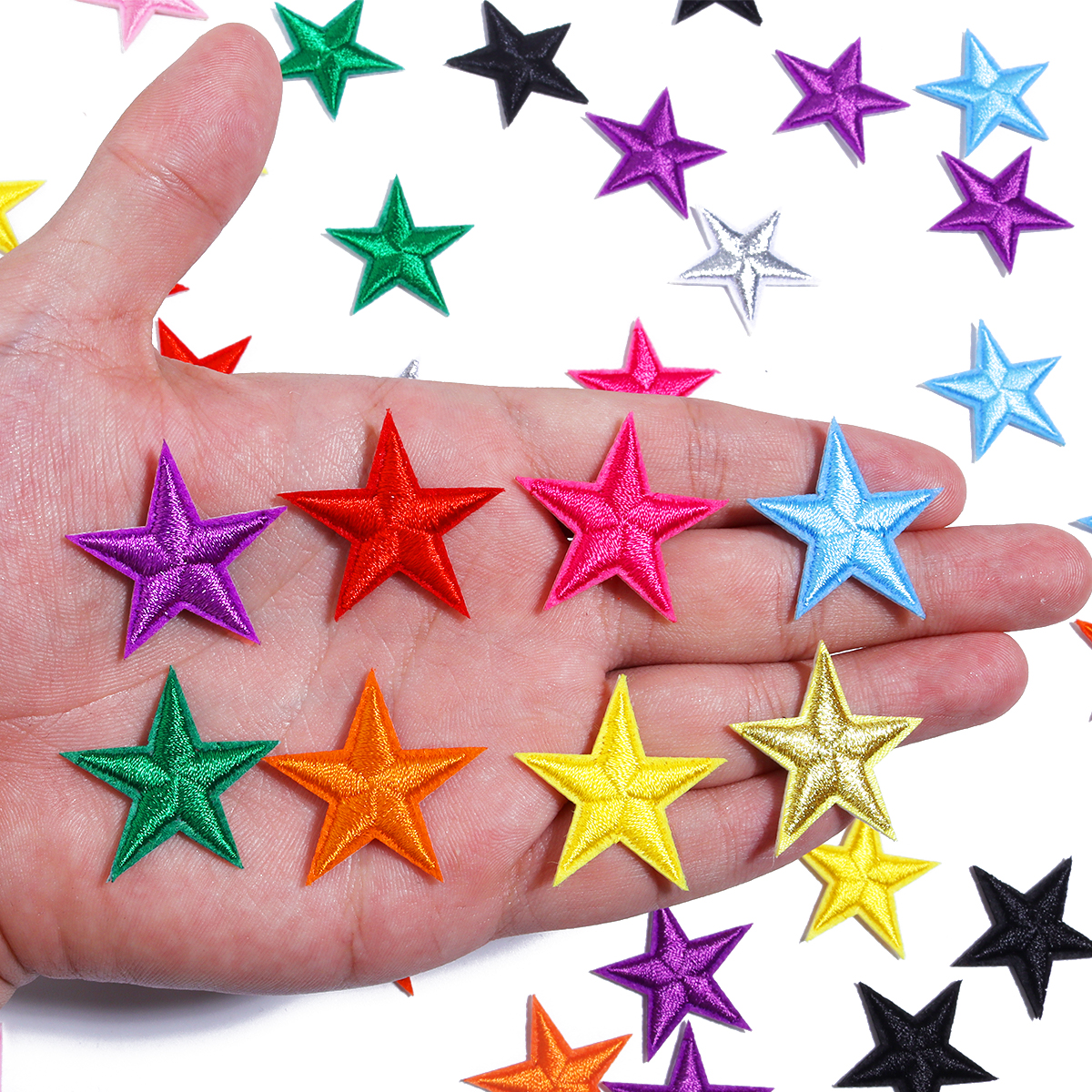 10pcs Small Mini Star Embroide - огляд і ціна Embroidery Gold