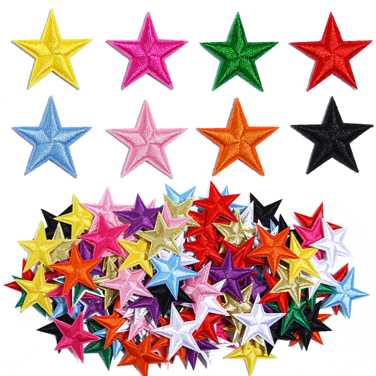 10pcs Small Mini Star Embroide - огляд і ціна Embroidery Gold