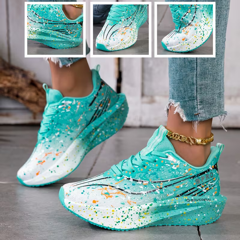 Sneakers Women Shoes Lightweig - огляд і ціна Embroidery White