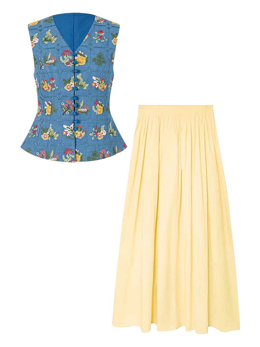 Parkyeon Retro Heavy Embroider - огляд і ціна Embroidery Yellow