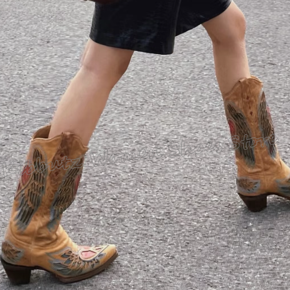 Embroidered Cowboy Western Boo - огляд і ціна Embroidery Shoes