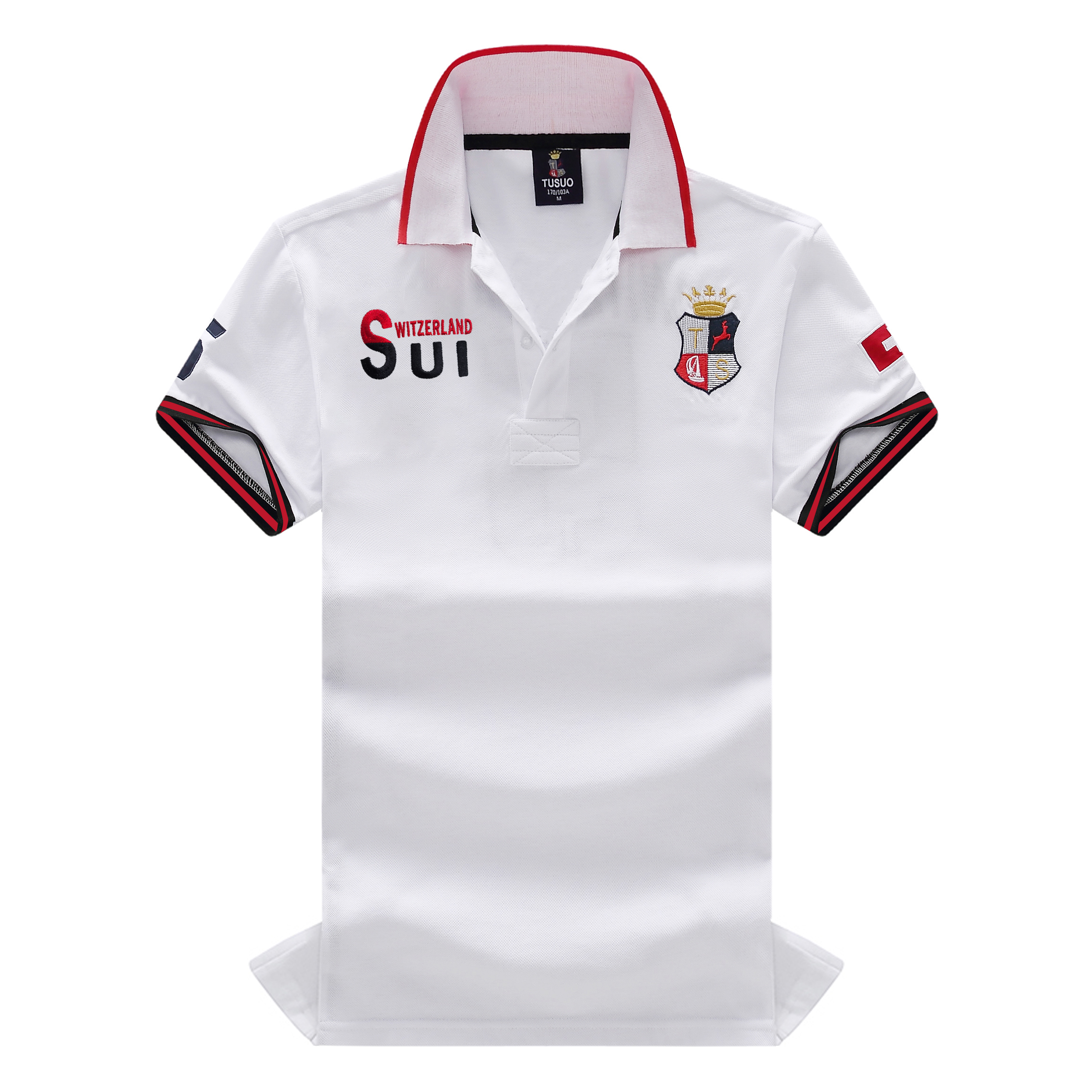 Men's Polo Shirt Classic Switz - огляд і ціна Embroidery Shirt