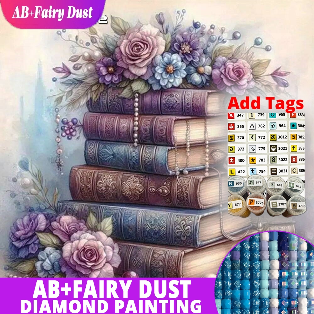 AB Fairy Dust 5D Diamond Paint - огляд і ціна Embroidery Rose Stitch