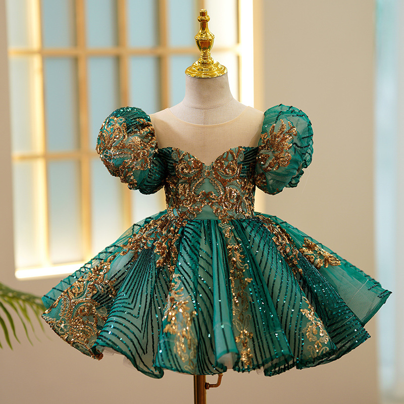 Kids Luxury Party Green Gold D - огляд і ціна Embroidery Gold