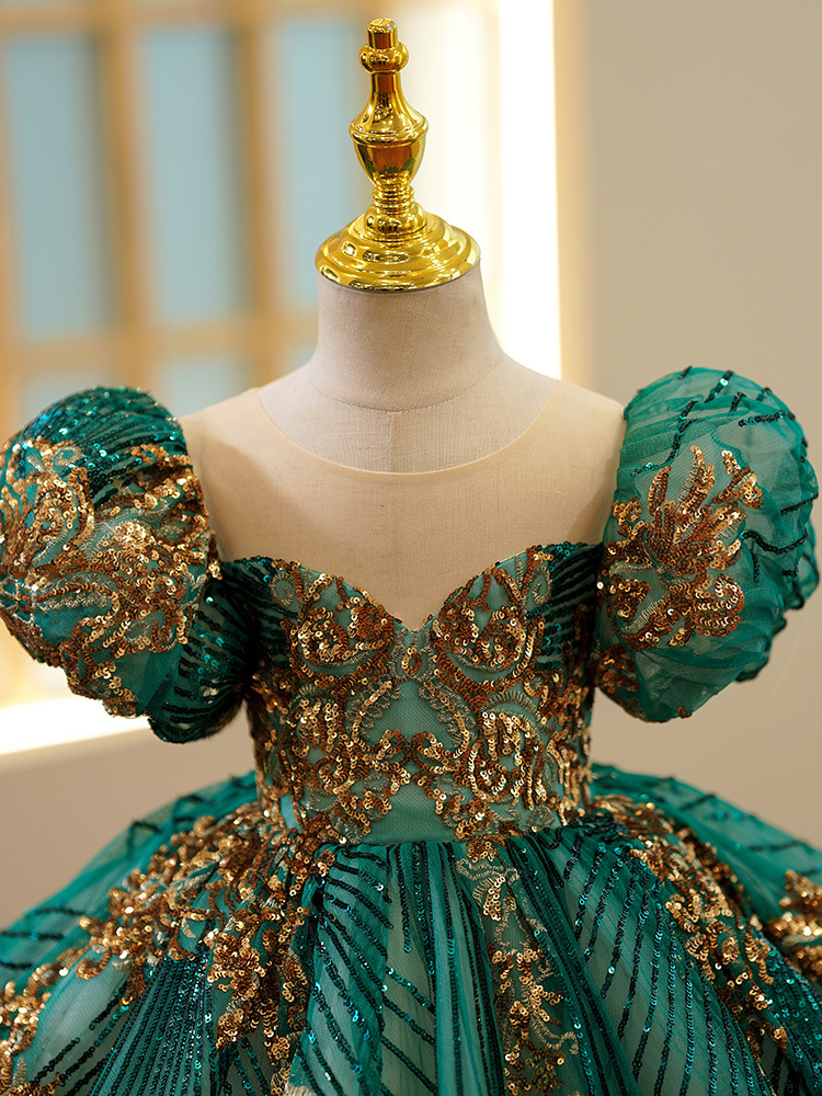 Kids Luxury Party Green Gold D - огляд і ціна Embroidery Gold