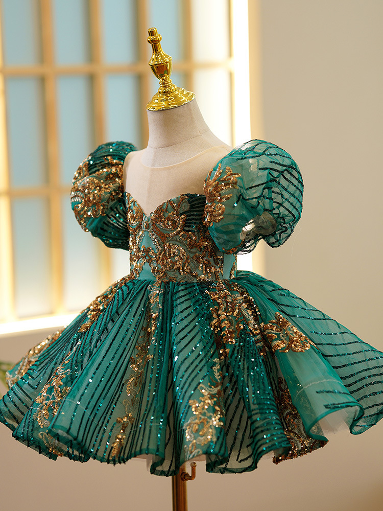 Kids Luxury Party Green Gold D - огляд і ціна Embroidery Gold
