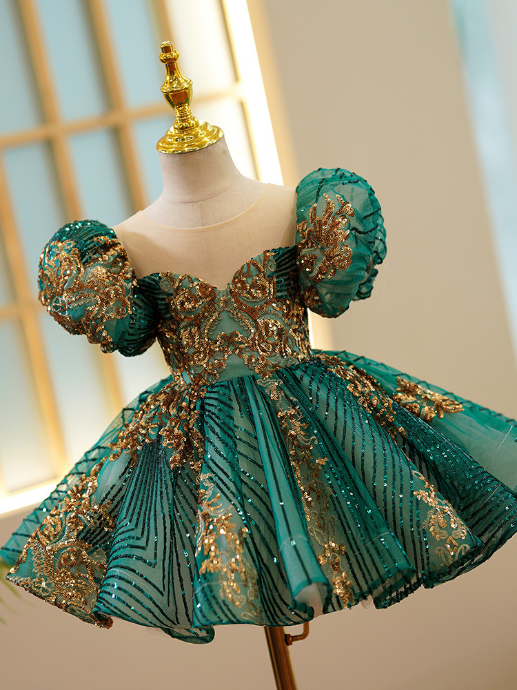 Kids Luxury Party Green Gold D - огляд і ціна Embroidery Gold