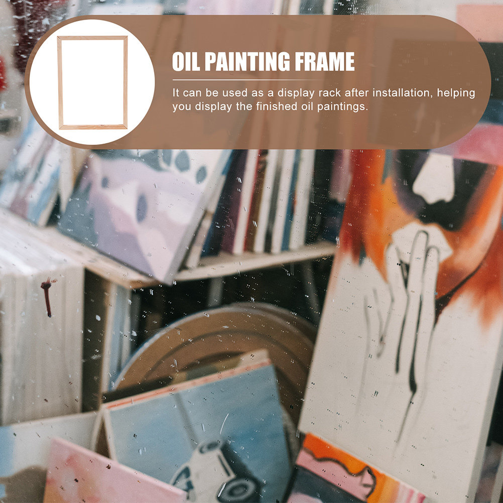 2Sets Premium Solid Wood Canva - огляд і ціна Frame Display Wood
