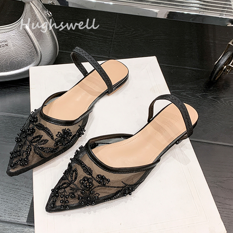 Pearl Bead Embroidery Lace Sli - огляд і ціна Embroidery Shoes