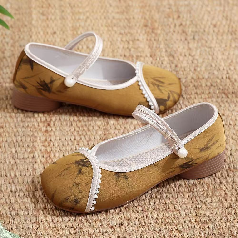 Chinese Style Women Low Heel C - огляд і ціна Embroidery Shoes