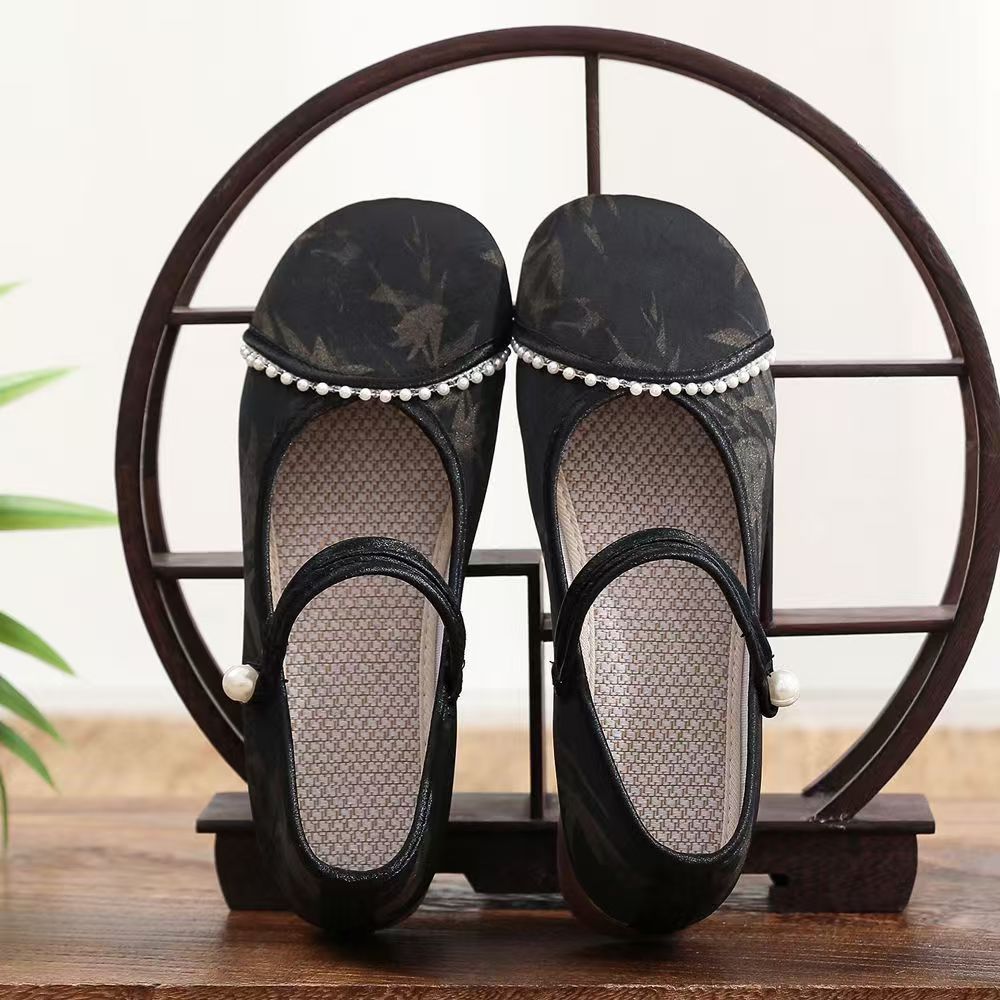 Chinese Style Women Low Heel C - огляд і ціна Embroidery Shoes