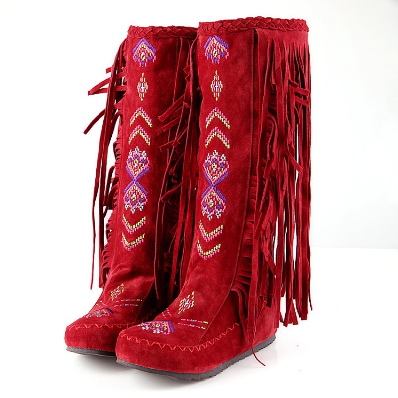 Tassel Boots Handmade Embroide - огляд і ціна Embroidery Shoes
