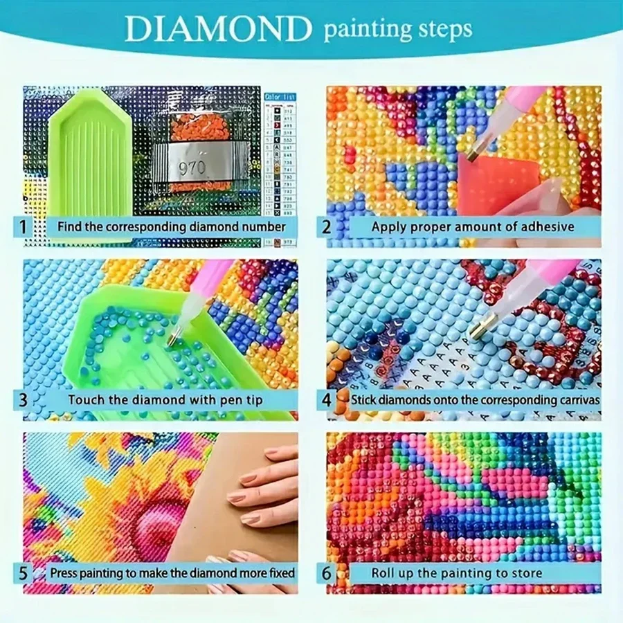 Cartoon Happy Old Couple 5D Fu - огляд і ціна Embroidery Kit Set