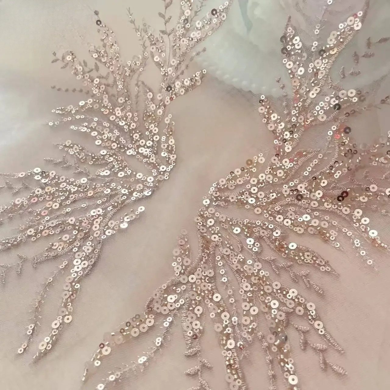 5Pair-2Pair.Rose Gold Sequin T - огляд і ціна Embroidery Gold