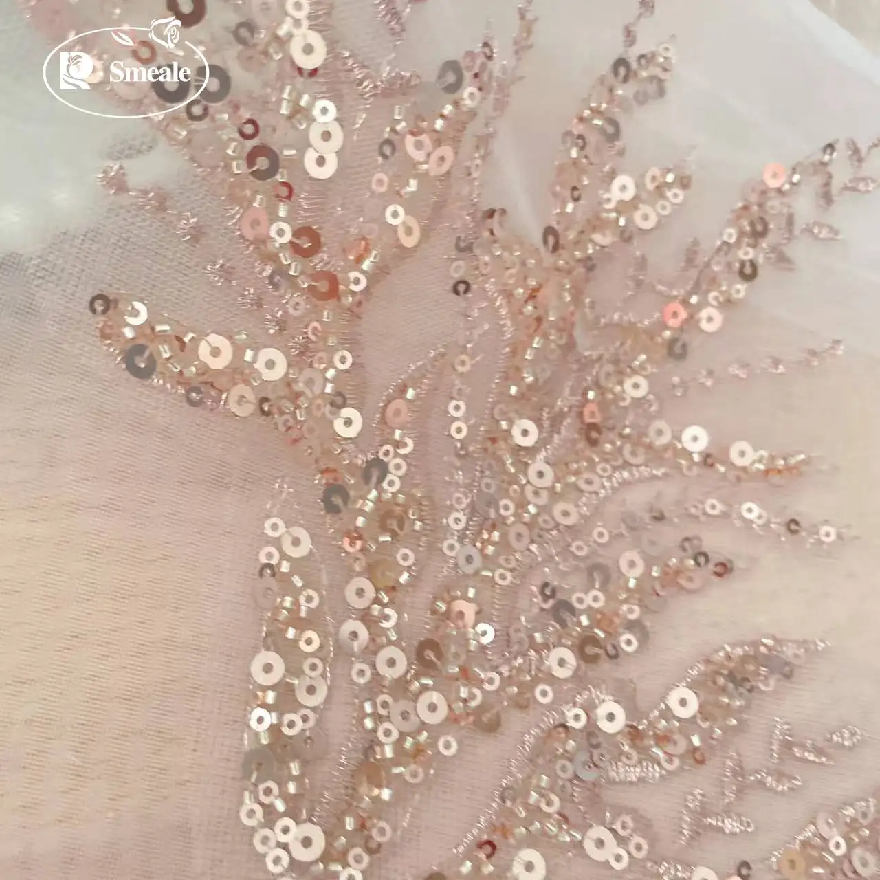 5Pair-2Pair.Rose Gold Sequin T - огляд і ціна Embroidery Gold