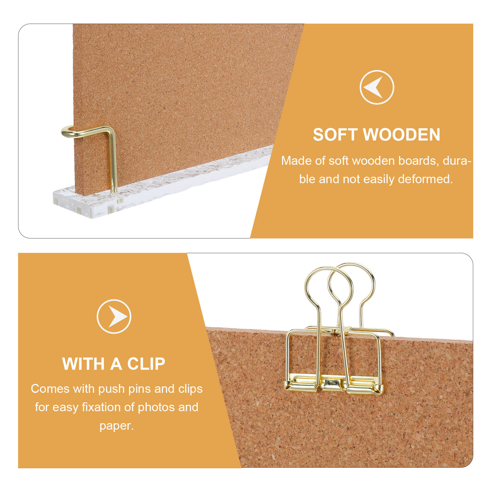 1 Set Small Cork Board For Des - огляд і ціна Frame Display Wood