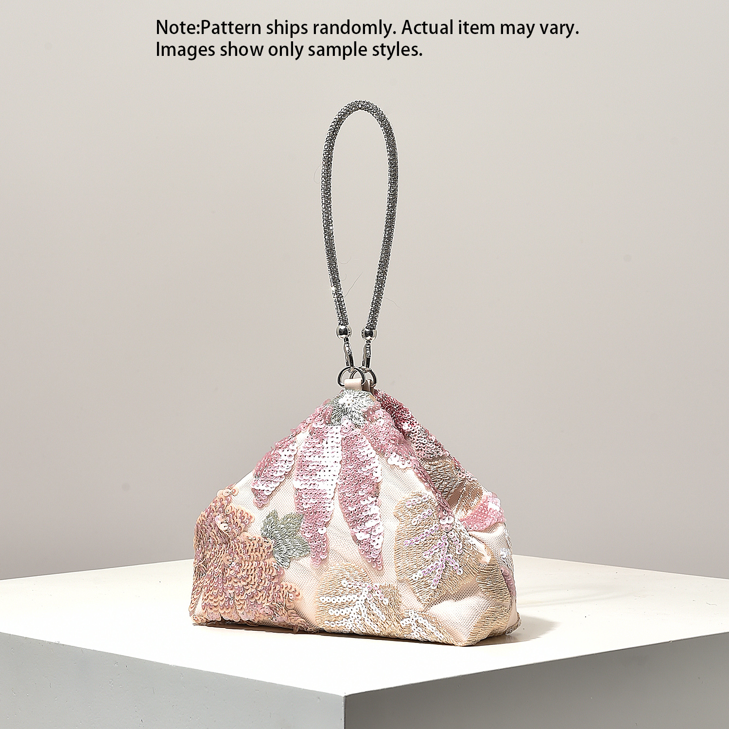 Mini Purse,Sequin Bag,Floral P - огляд і ціна Embroidery Flower Pattern