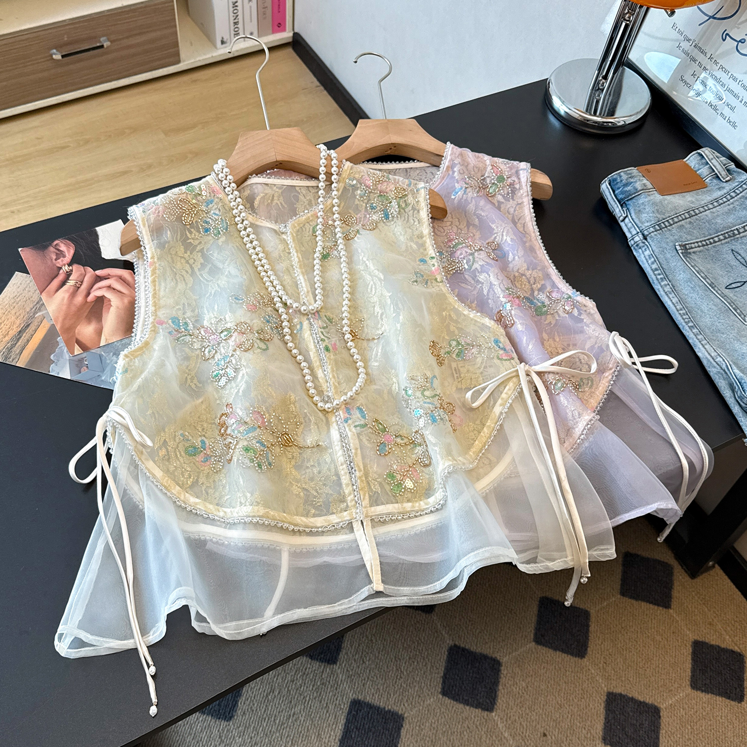 New Chinese Style Heavy Embroi - огляд і ціна Embroidery Yellow