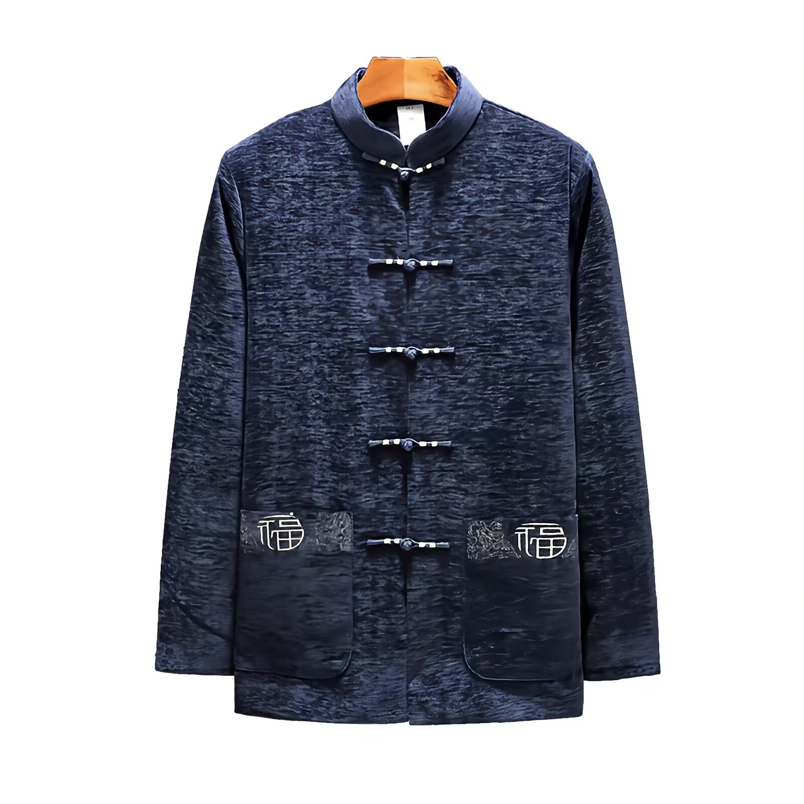 Men Velvet Fleece Lined Jacket - огляд і ціна Embroidery Online Designs