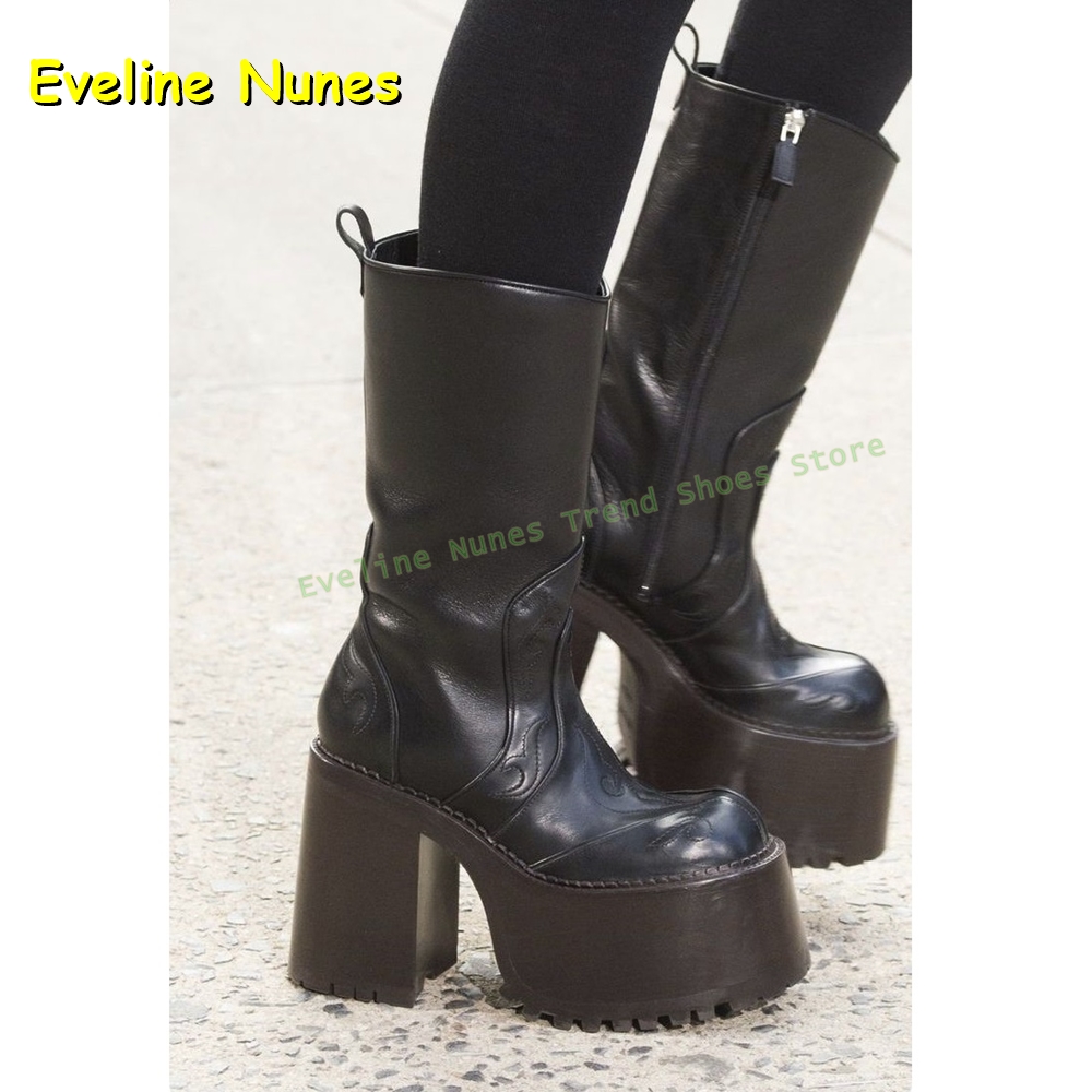Embroidery Platform Knee High  - огляд і ціна Embroidery Shoes