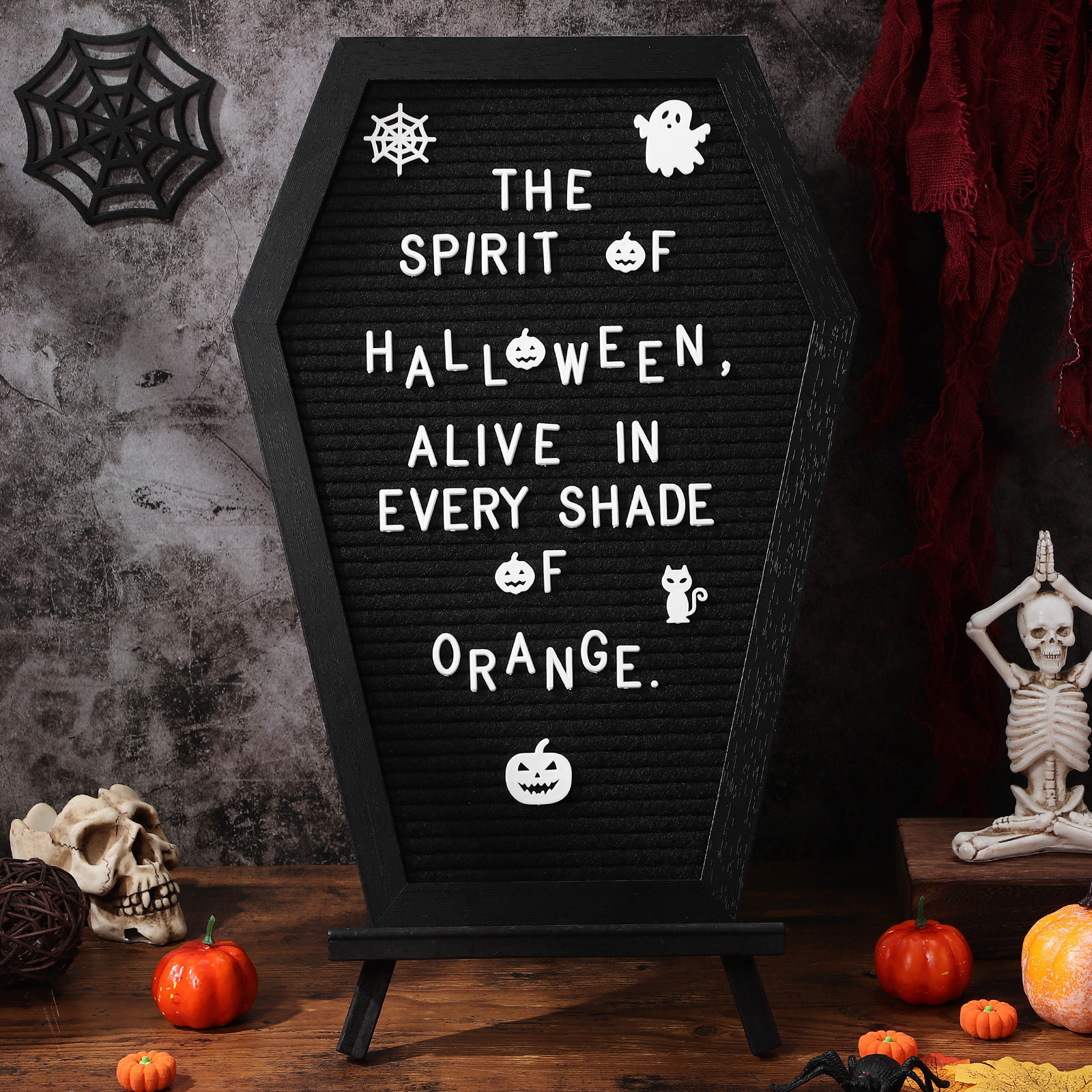 1Set Coffin Decor Halloween Le - огляд і ціна Frame Display Wood