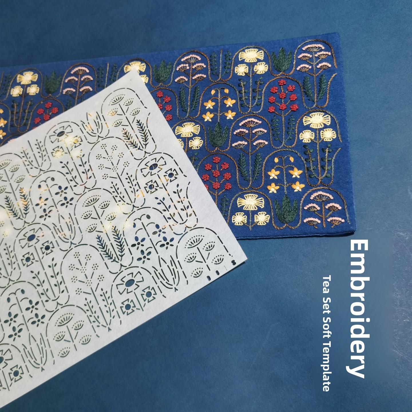 Handmade Soft Template Embroid - огляд і ціна Embroidery Flower Pattern