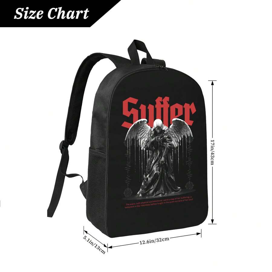 Gothic Angel Suffer Print Back - огляд і ціна Embroidery Gothic