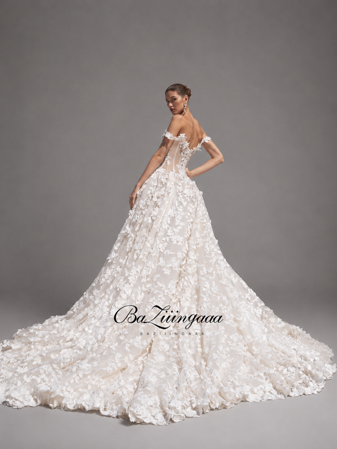 Floral Print Wedding Dresses L - огляд і ціна Embroidery Online Designs