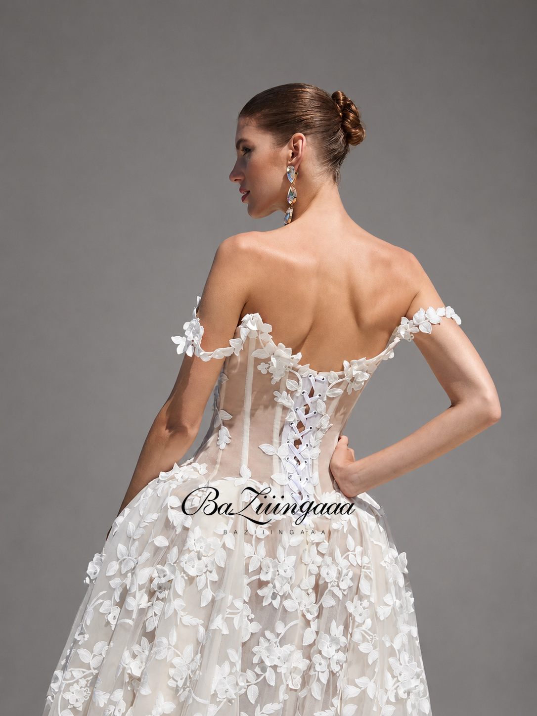 Floral Print Wedding Dresses L - огляд і ціна Embroidery Online Designs