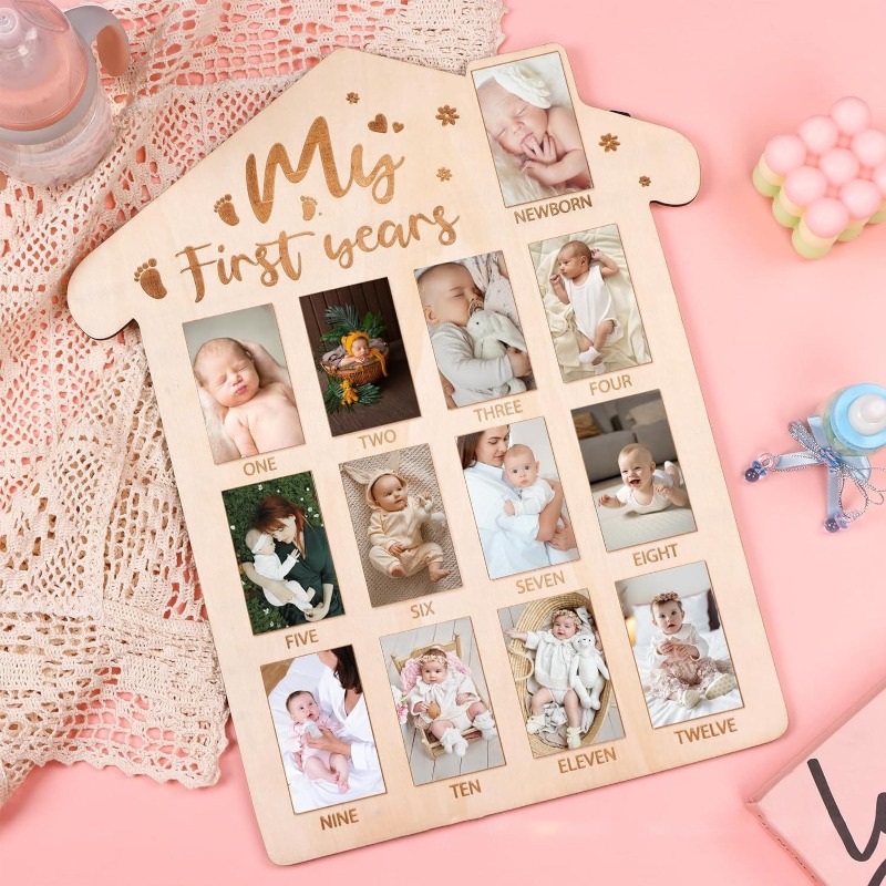 Wooden Baby Commemorative Phot - огляд і ціна Frame Display Wood
