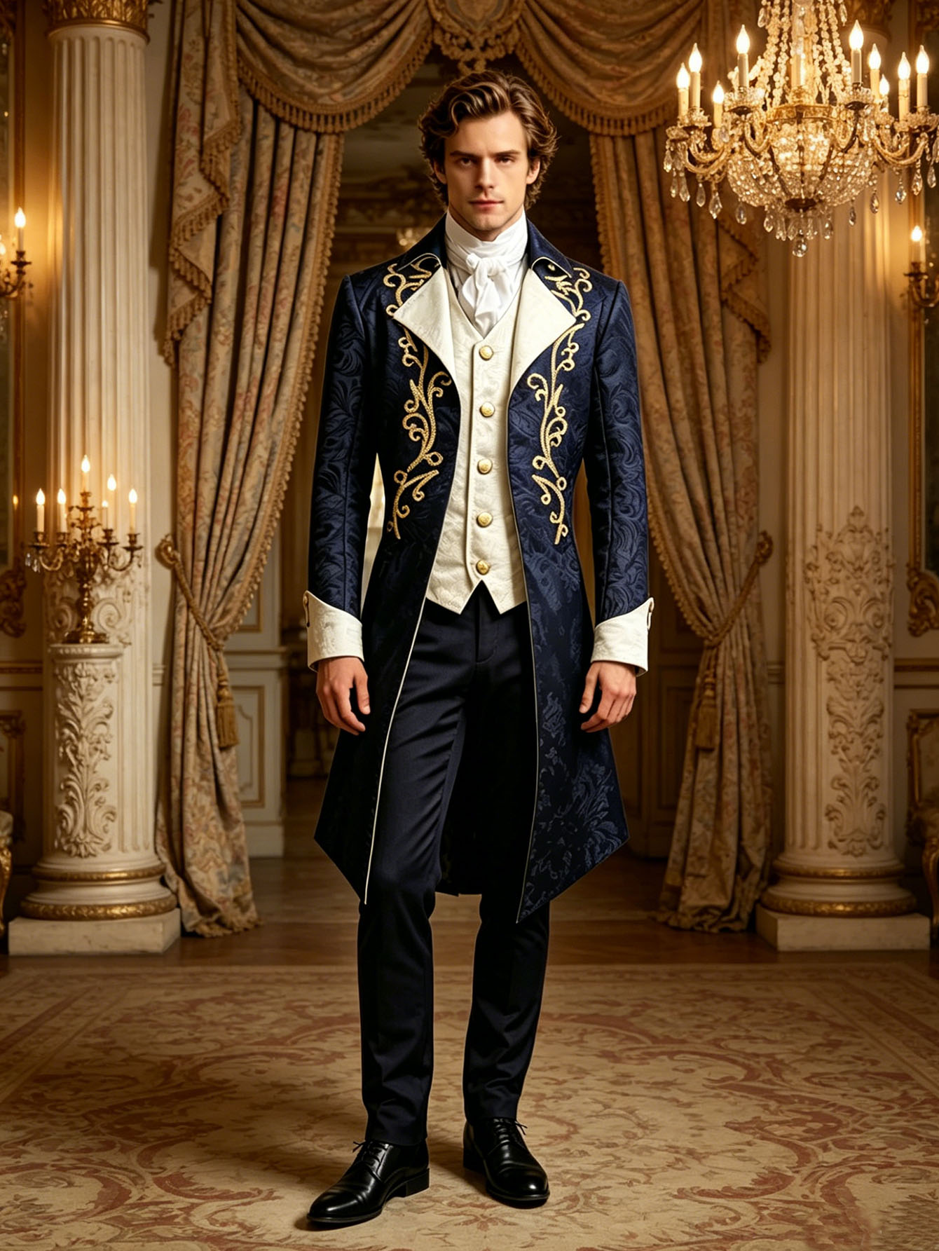 2026Medieval Men's Gothic Tail - огляд і ціна Embroidery Gothic