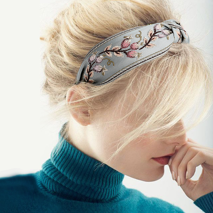 New Retro Knotted Headband For - огляд і ціна Embroidery Motif