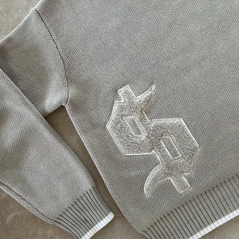 Harajuku Casual gold Sweaters  - огляд і ціна Embroidery Gothic