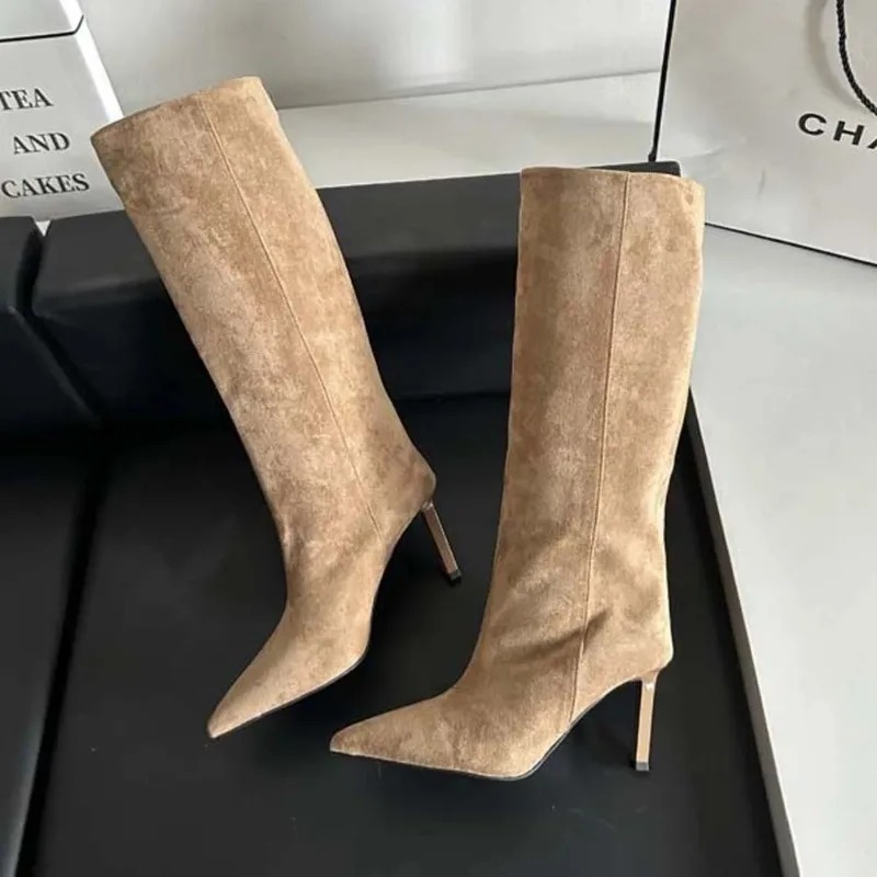 Luxury Women Long Boots Fashio - огляд і ціна Embroidery Shoes