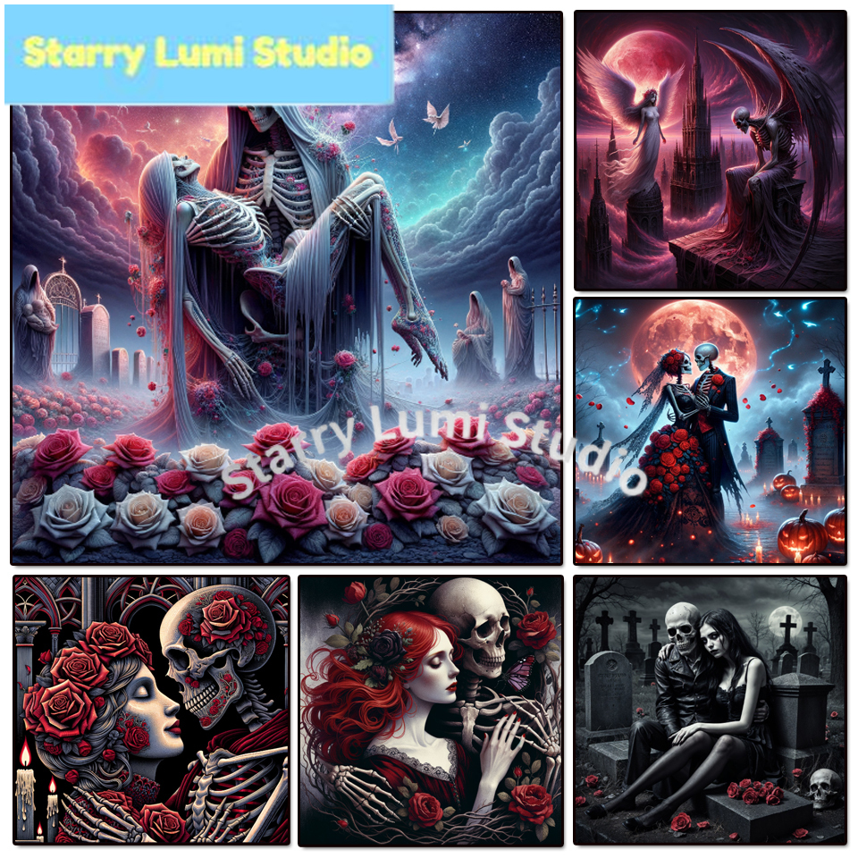 5D Diamond Painting Gothic Lad - огляд і ціна Embroidery Gothic