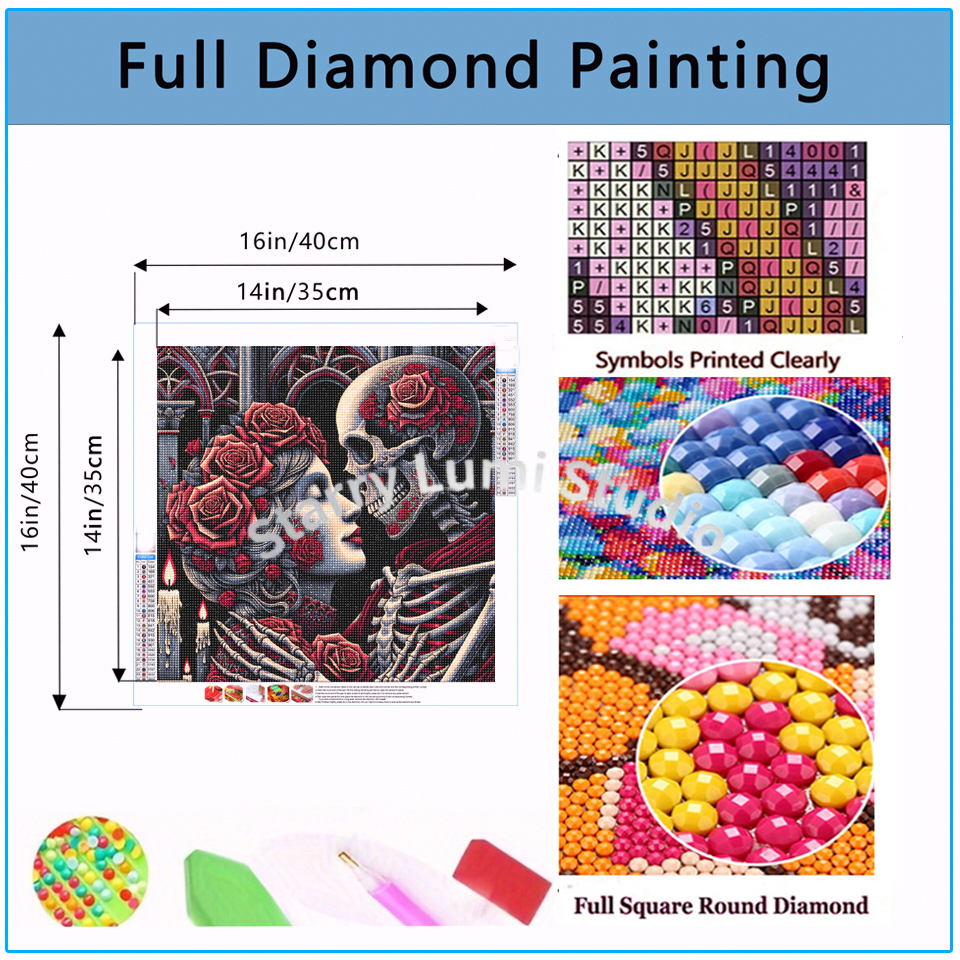 5D Diamond Painting Gothic Lad - огляд і ціна Embroidery Gothic