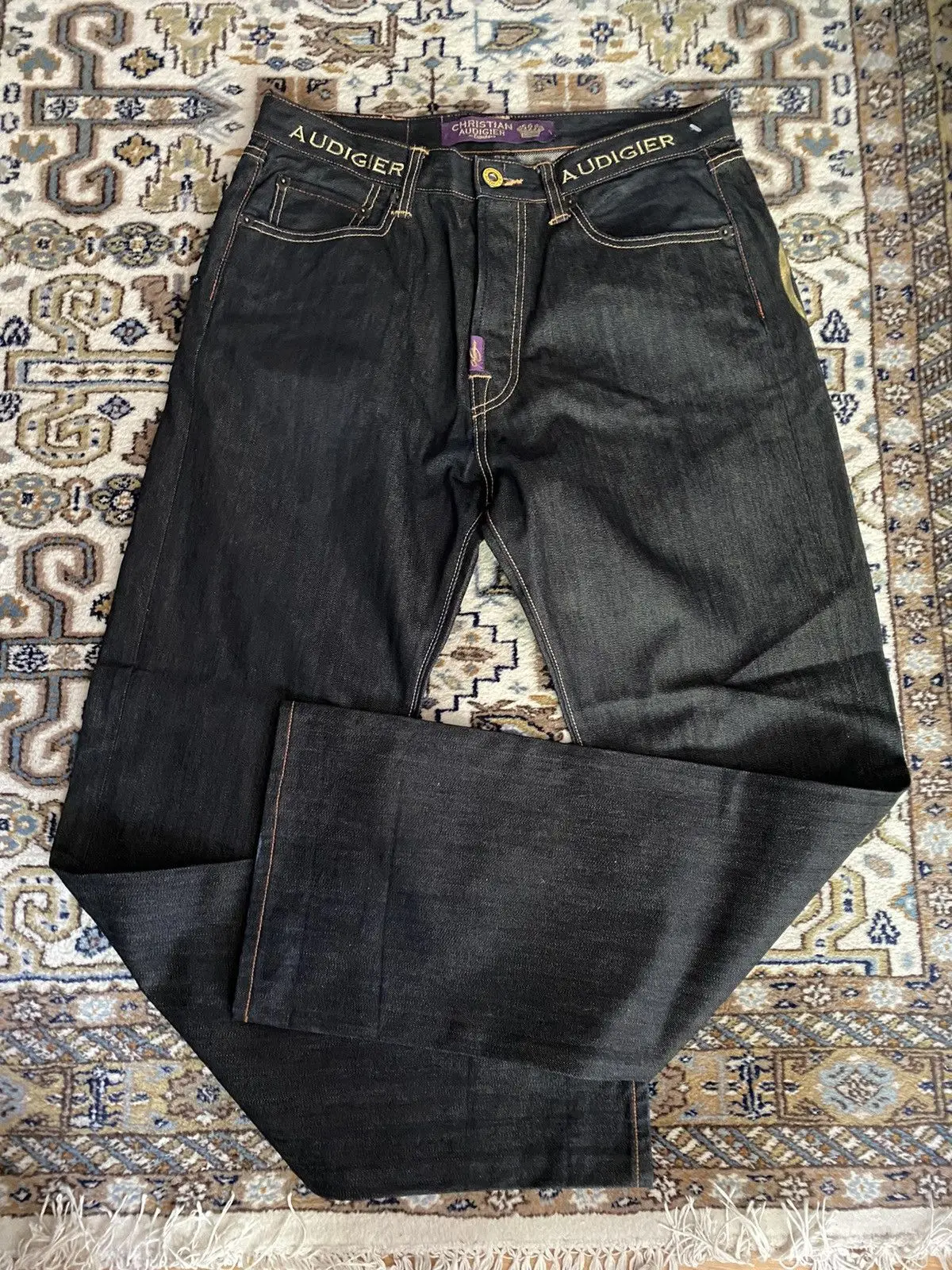 Vintage 90s Gothic Y2k liberty - огляд і ціна Embroidery Jeans Sakura