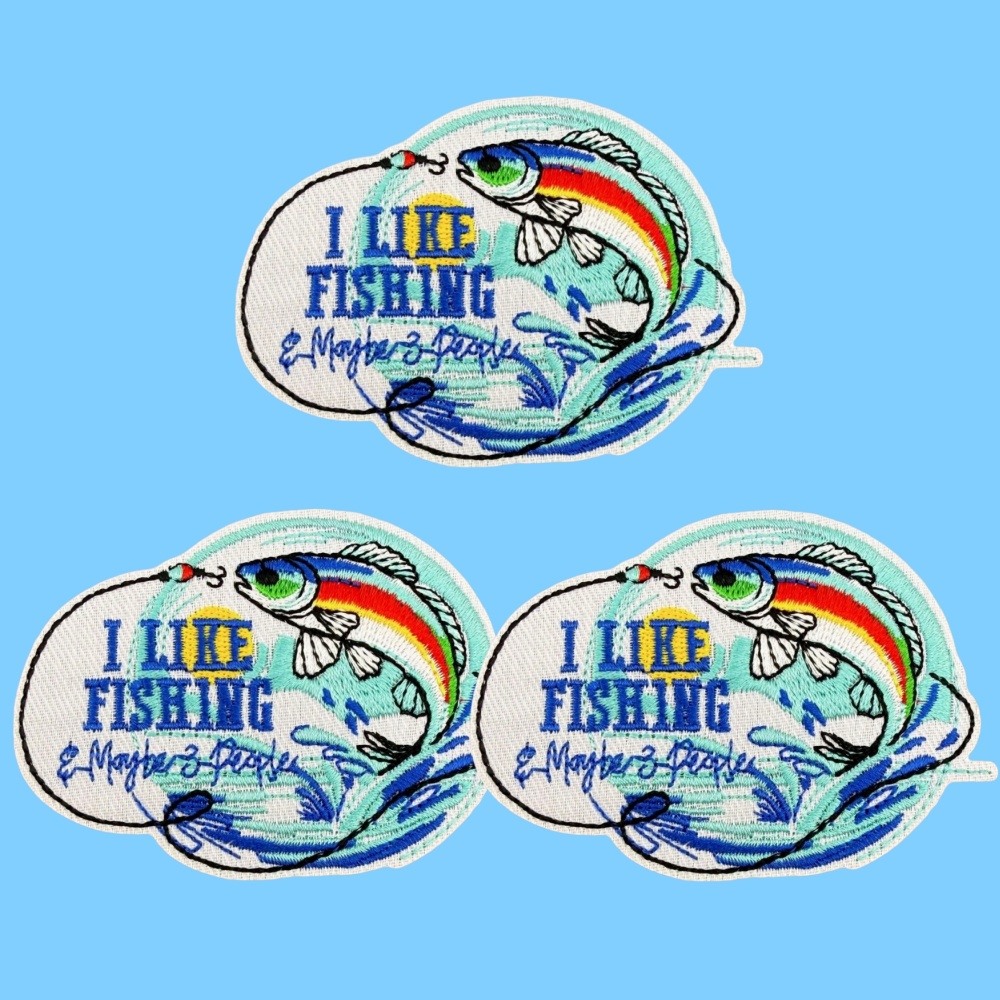 Three-Piece Set of I Like Fish - огляд і ціна Embroidery Online Designs