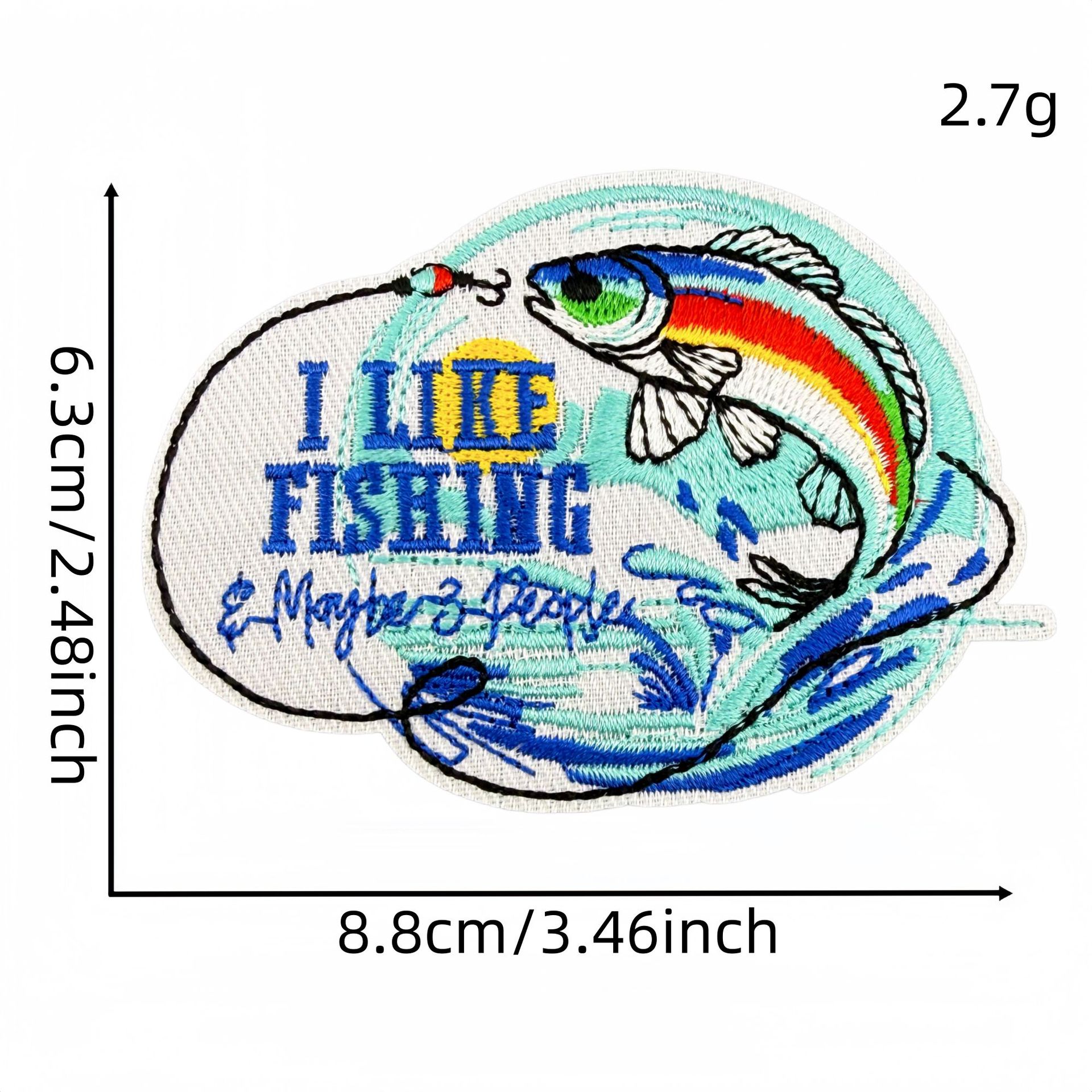 Three-Piece Set of I Like Fish - огляд і ціна Embroidery Online Designs