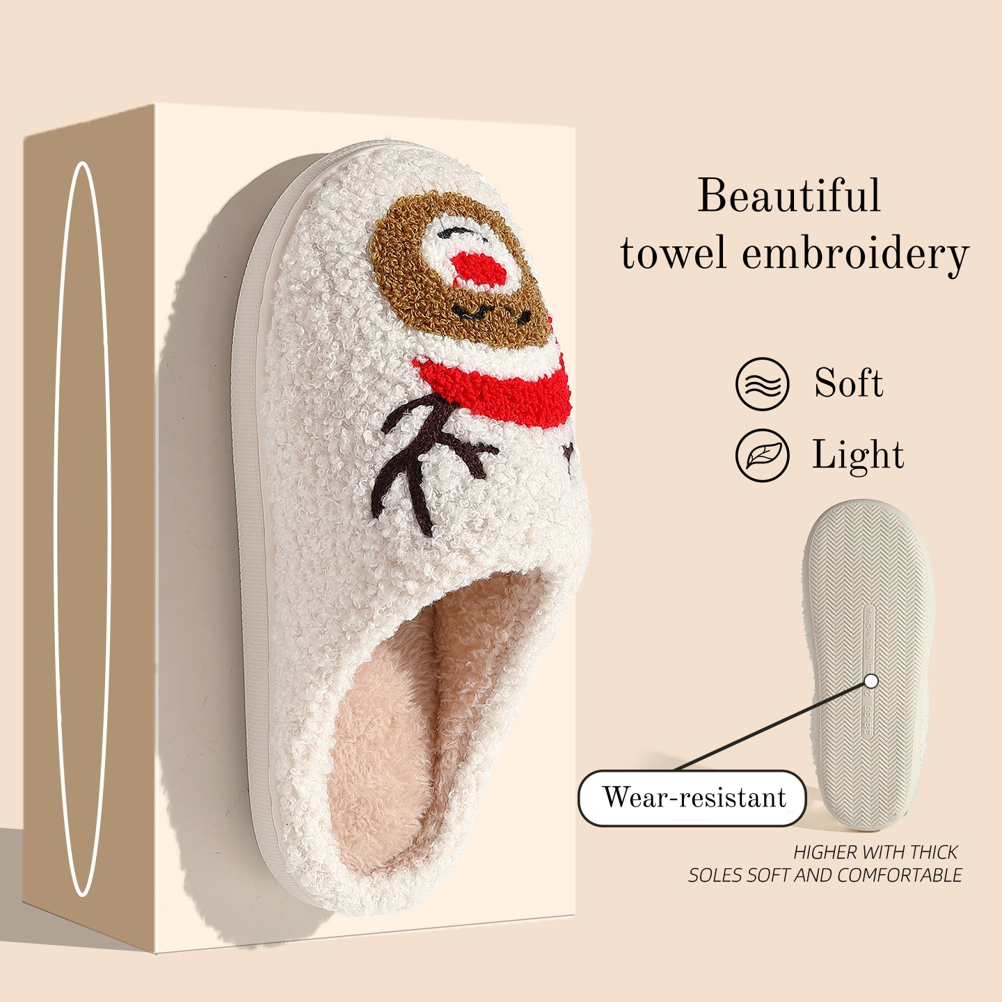Christmas Women Warm Fashion S - огляд і ціна Embroidery Shoes