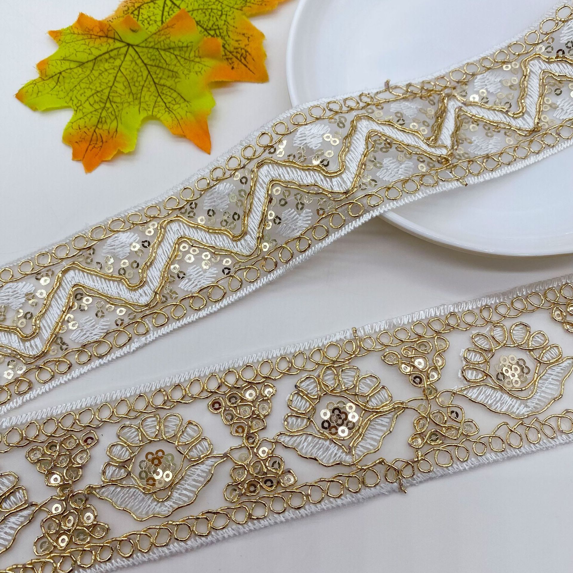 3Yards Of Wholesale National S - огляд і ціна Embroidery Gold