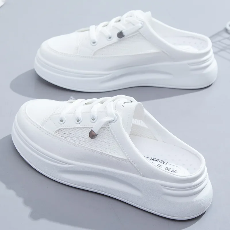 *Summer New Baotou Mesh Breath - огляд і ціна Embroidery White