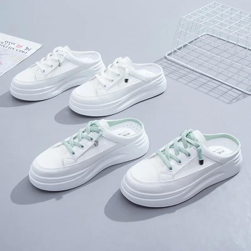 *Summer New Baotou Mesh Breath - огляд і ціна Embroidery White