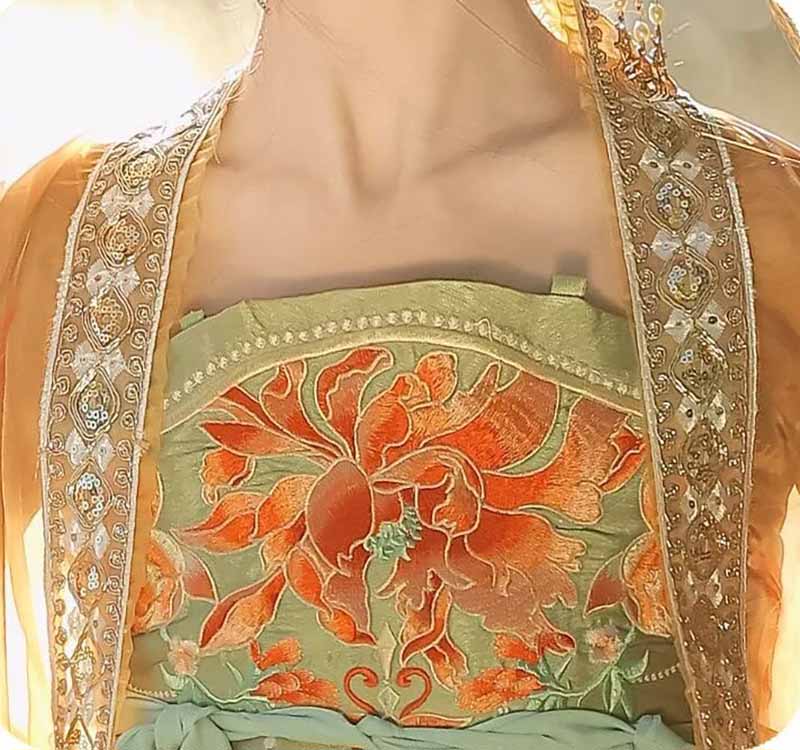 Women's Traditional Chinese Ha - огляд і ціна Embroidery Yellow