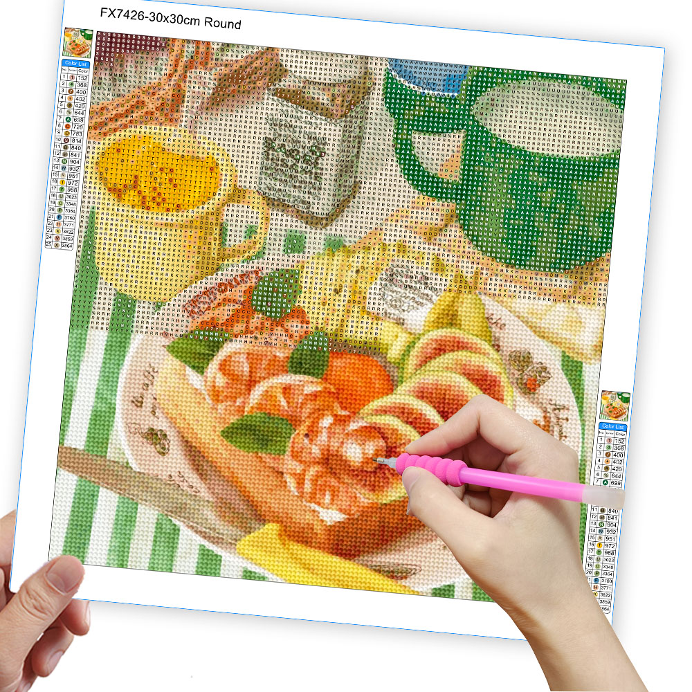 5D DIY Cake Dessert Diamond Pa - огляд і ціна Embroidery Kit Set