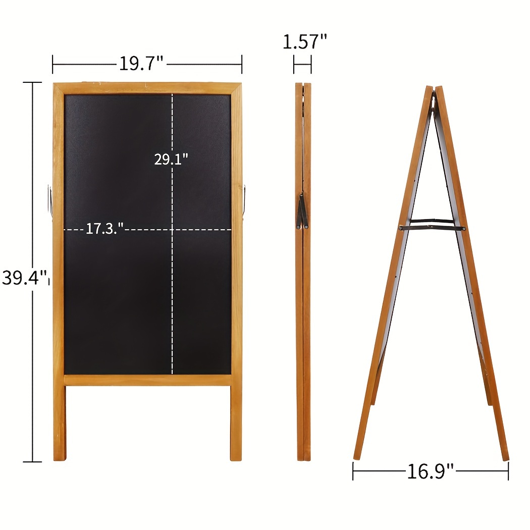 Double-sided Drawing Painting  - огляд і ціна Frame Display Wood