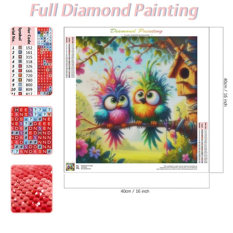 1pc frameless  Diamond Art Pai - огляд і ціна Embroidery Kit Set